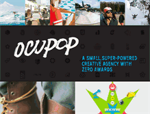 Tablet Screenshot of ocupop.com